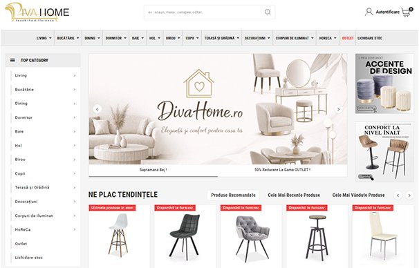 Screenshot Diva Home